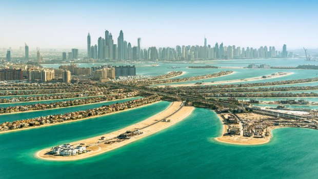 Dubai's Palm Jumeirah, one of the places where property sales are booming.
