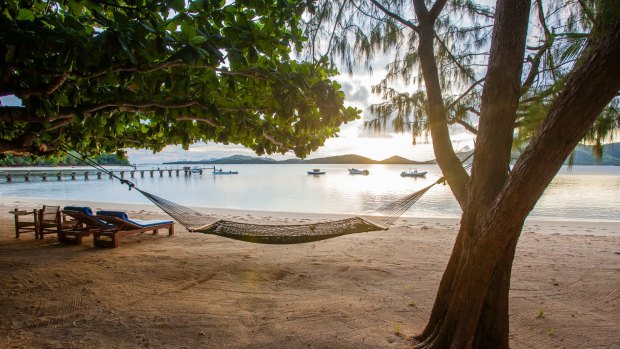 Take time out to lounge in a hammock. 