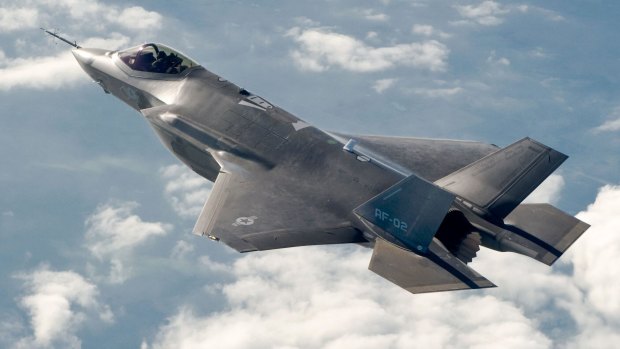 A F-35 stealth fighter. Australia plans to buy 72 in total.