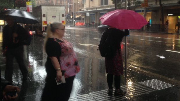 Sydney commuters face a soggy journey to work this morning.