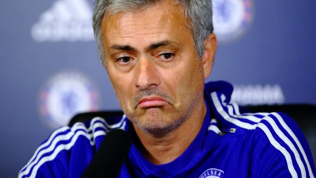 On the verge of a decision: Jose Mourinho.