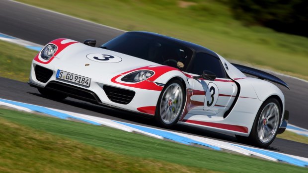 The Porsche 918 Spyder is impressively easy to drive quickly.
