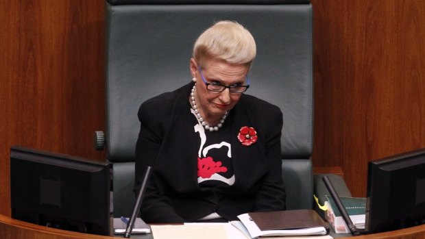 Former speaker Bronwyn Bishop.