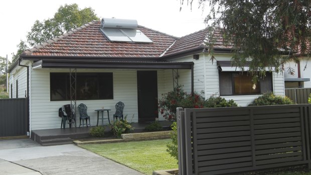 Tight squeeze: Labor Party records say eight members occupy this house, along with Hicham Zraika, his wife and daughters.
