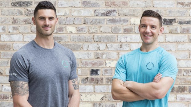 Joe Pemberton (left) and Jonathan Gordon: a new approach to fitness.