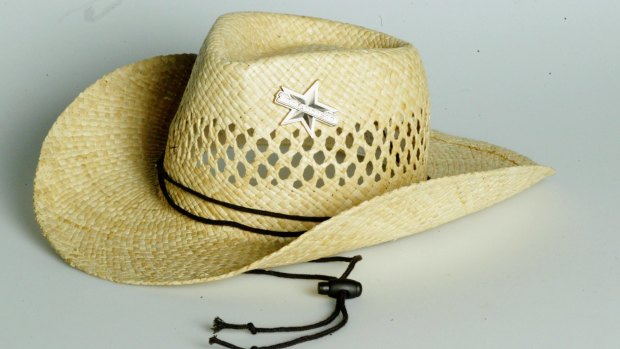 A man has been fined for willful exposure after walking through Cairns wearing little more than a cowboy hat.