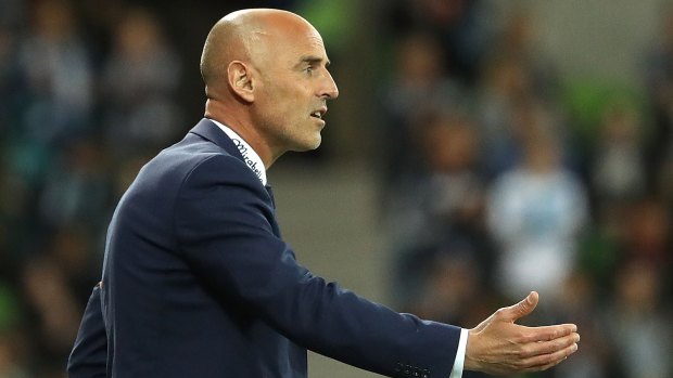 Kevin Muscat: lamenting Victory's missed chances.