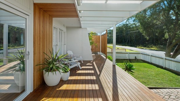 Website Stayz showed availability for properties in popular holiday spots, such as Jervis Bay, NSW. Pictured: Stayz Culburra holiday rental.