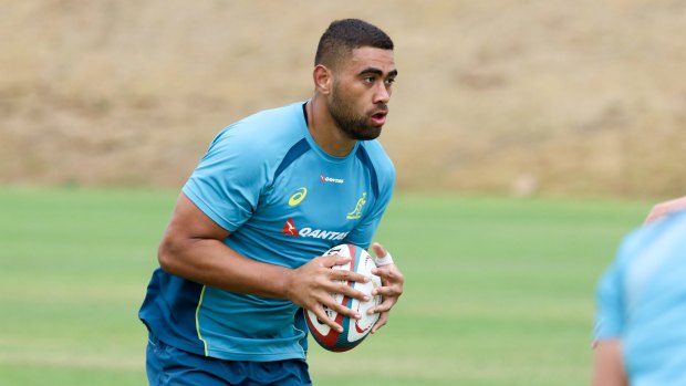 Lukhan Tui made his debut for the Wallabies in South Africa.