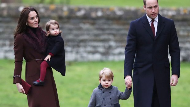 Prince William and Kate are spending Christmas with her parents.
