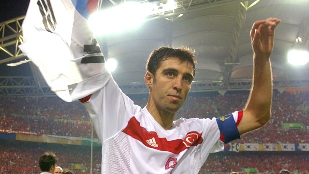Hakan Sukur captained Turkey in the 2002 World Cup. 