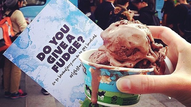 Ice-cream maker Ben & Jerry's is known for its activism.