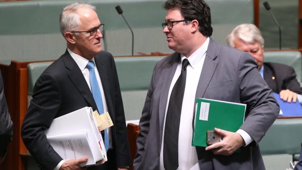 George Christensen with Prime Minister Malcolm Turnbull.