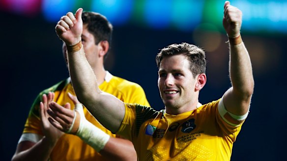 Star man: Wallabies No.10 Bernard Foley's compsure under pressure has taken him to another level.