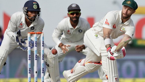 Matthew Wade brought up a half-century in the final session.