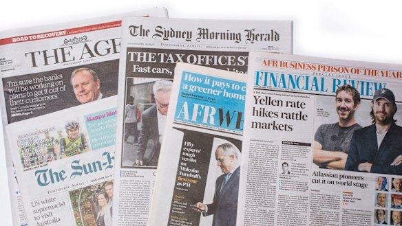 Fairfax's metropolitan mastheads delivered earnings of $44 million. 