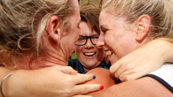 Adelaide coach Bec Goddard has an aura about her