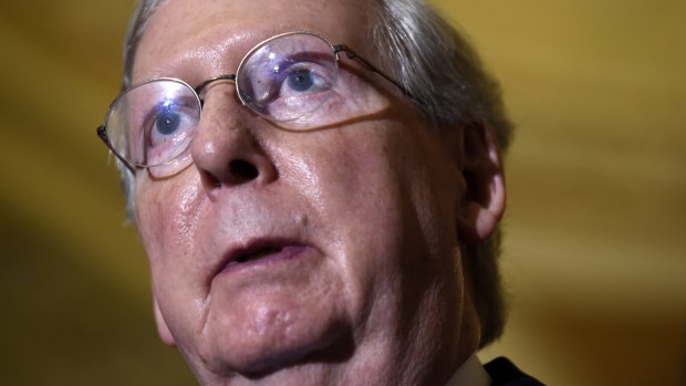 Republican Senate Majority Leader Mitch McConnell couldn't disagree with Trump's comments on the Hispanic judge more - but plans to back Trump.