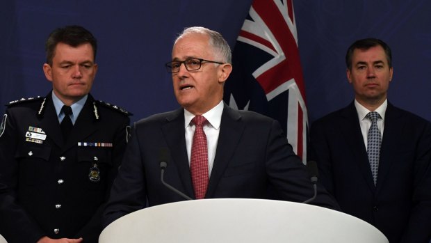 Prime Minister Malcolm Turnbull and Justice Minister Michael Keenan have been working on new counter-terrorism law proposals with police.
