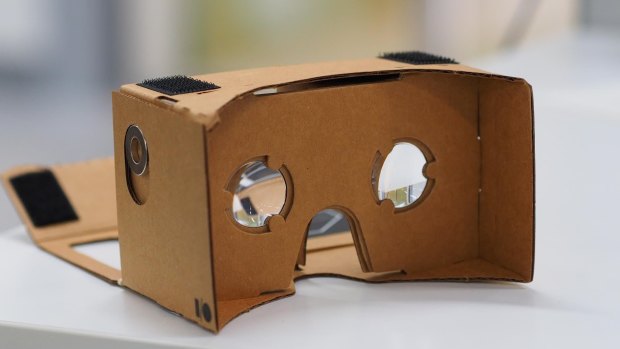 Google's Carboard VR visor.