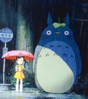 Hayao Miyazaki's animated <i>My Neighbour Totoro</i>.