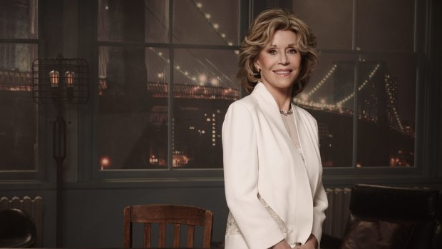 Jane Fonda stars with Lily Tomlin in the comedy <i>Grace and Frankie</i>.