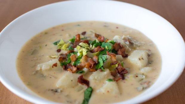 Chowder is a dish deeply rooted in migration to what is now the US – though no one is 100 per cent sure which group to thank for it. 
