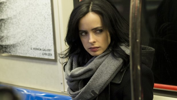 Krysten Ritter as Jessica Jones brings complexity and darkness to the female superhero trope.