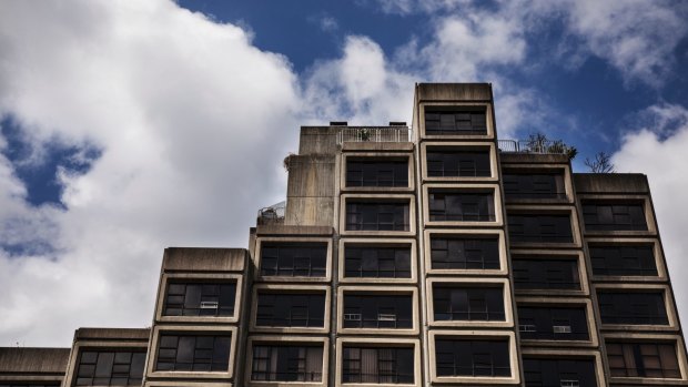 The Sirius building in The Rocks is an example of Sydney's Brutalist architecture.
