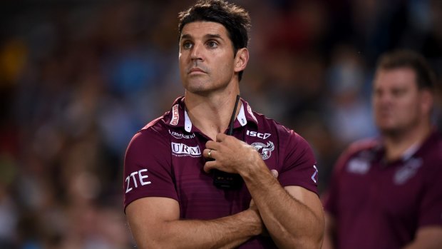 Hopeful: Sea Eagles coach Trent Barrett has made a case for a significant pay rise.