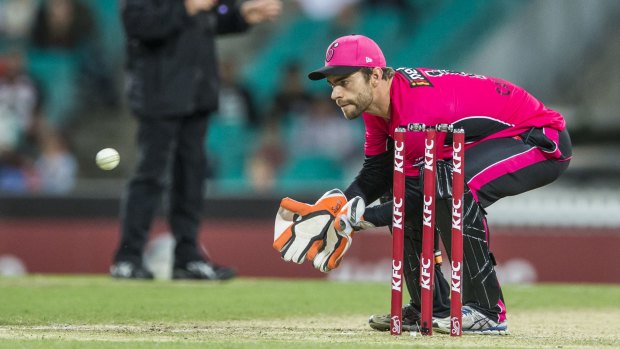 New role: Ryan Carters expects to hand over wicketkeeping duties for the Sydney Sixers.