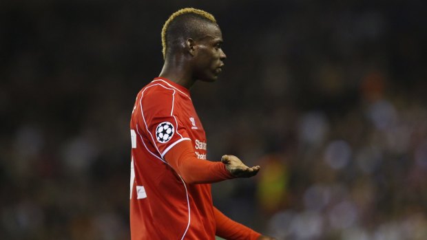 Balotelli has been a disappointment in his first season at Liverpool.