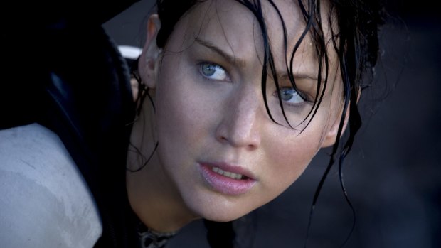 Fighting spirit: Jennifer Lawrence reprises her role as Katniss Everdeen.
