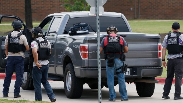Two people died in the shooting at a community college in the Dallas area.