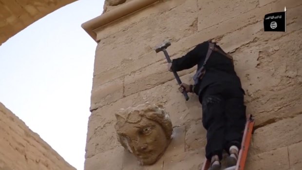 Militant videos have shown destruction of UNESCO heritage sites near Mosul, Iraq. 