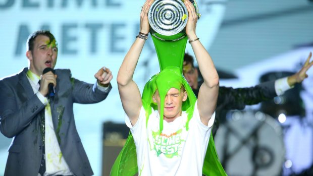 Cody Simpson, Australia's most popular tweeter, at the Nickelodeon Slimefest 2014 in Melbourne.