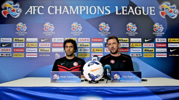 "These are the games you want to be a part of": Nikolai Topor-Stanley and Tony Popovic say the Wanderers are ready for Wednesday's Asian Champions League semi-final second leg.