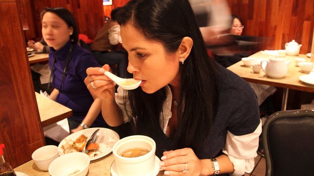 Shark fin soup might have high arsenic levels.