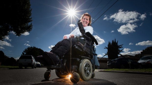 Beth Barnard: "This is for all the other disabled people who can't communicate easily or talk."