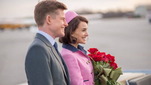 John F Kennedy (Caspar Phillipson) and Jacqueline Kennedy (Natalie Portman).