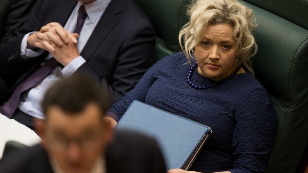 Health Minister Jill Hennessy in Parliament on Wednesday, when the Assisted Dying legislation was introduced.