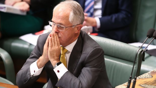 Mr Turnbull in question time on Monday.