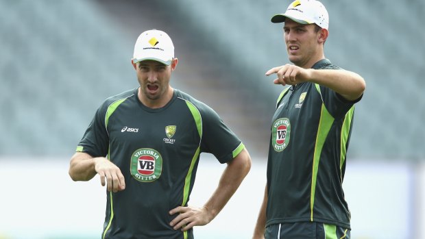 Shaun Marsh and brother Mitch will go into bat for Australia in the second Test.