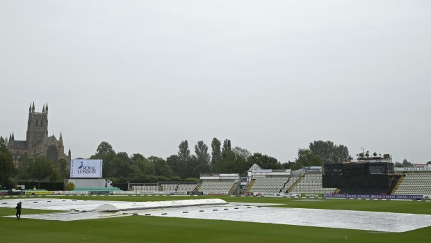 The New Road ground in Worcester yesterday.