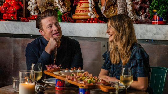 Jamie Oliver tells Kate Waterhouse that the menus at Jamie's Italian restaurants will feature 'fun, dynamic comfort food'.