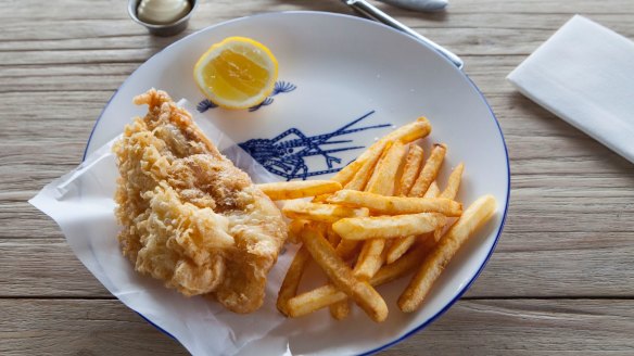 Fish and chips for surf rats at Captain Moonlite in Anglesea.