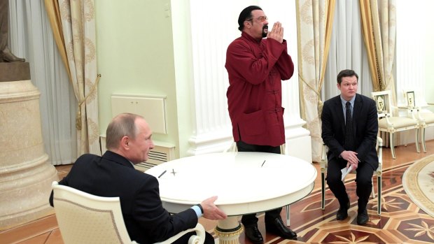 Steven Seagal, whose movies are popular in Russia, has defended his forays into that country over the years.