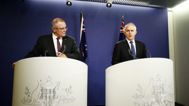 Prime Minister Malcolm Turnbull and Treasurer Scott Morrison field questions about the failed census night.