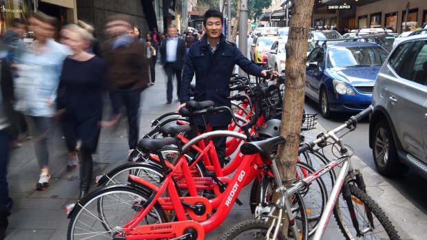 Reddy Go founder Donald Tang says the bike-sharing service will focus on densely populated parts of Sydney.
