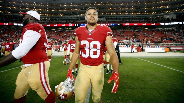 Against the odds: Jarryd Hayne was up against it from the start.